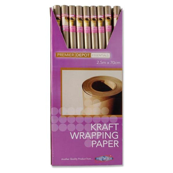 Brown Kraft Wrapping Paper